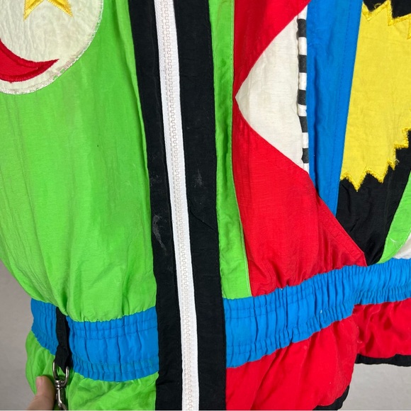 Vintage Neiman Marcus Gallery Ski Jacket Coat Puffer Zip 90s World Olympics - Picture 11 of 16